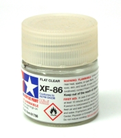 New Tamiya Color XF-86 Flat Clear Acrylic Paint (10ml)