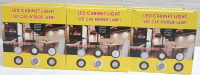 6 New LED Car Interior Lamps, White Shell Color 3w