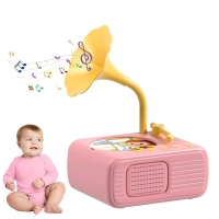 New: Kids Card Phonograph With 96 Cards - Helps Children Learn - Musical Sensory Toy