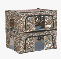 2 New Organizeme Pop Up Fabric Bins - 16 x 12 x 7"