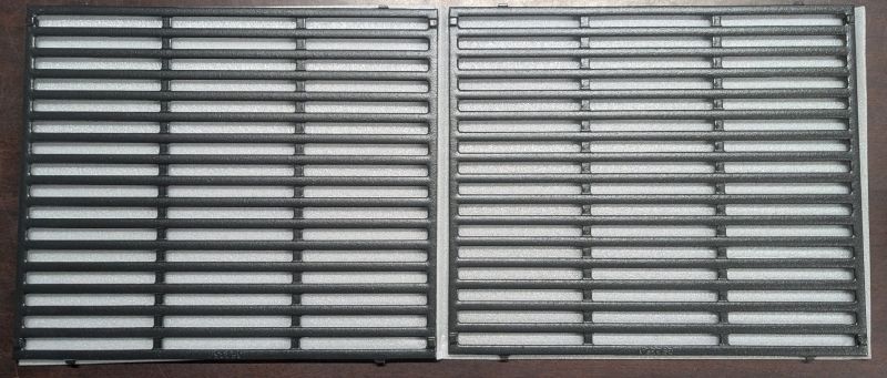 New: 2 Cast Iron BBQ Grates - 16" x 19" - Unsure of Make/Model They Are For - GE335-1