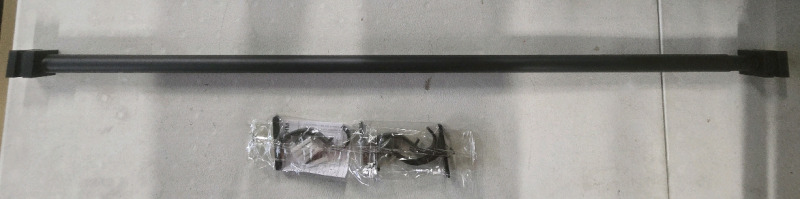 New | Matte Black Curtain Rod | Measures 40" - 70"