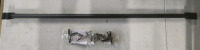 New | Matte Black Curtain Rod | Measures 40" - 70"