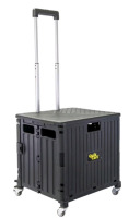 New | Quik Cart 360 Collapsible Four Wheeled Rolling Crate | * Retails $64.99 *