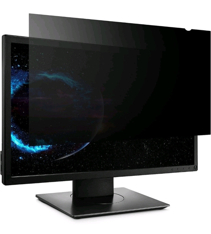New | Staples LCD / Laptop 22" Widescreen Privacy Filter, Black | Retails $93.37 *