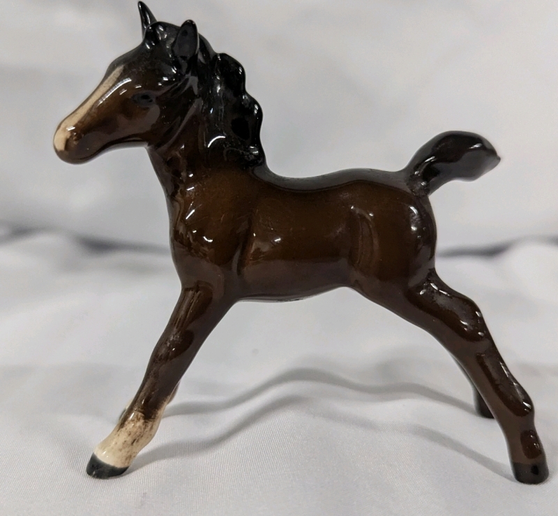Beswick Horses - Foal Gambolling Left 996 - BSK 3646. No chips, cracks or Crazing present.