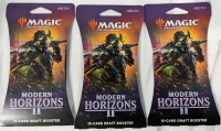 3 New Magic the Gathering Trading Card Game Modern Horizons 2 Draft Boosters.