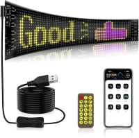 New Programmable LED Sign, 20x64 Flexible Matrix Panel (14" by 4")