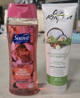 New | Bathroom Essentials Lot | Includes Body Wash & Deep Moisturizing Curl Shampoo