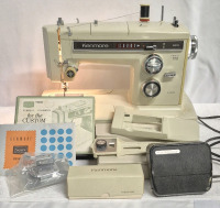 Vintage KENMORE Sewing Machine with Accessories- Working