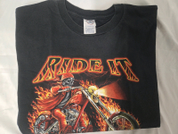 New | Ride It Unisex Delta Pro Weight T-Shirt Size:Large