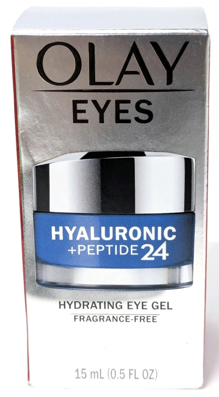 New OLAY Eyes Hyaluronic +Peptide 24 Hydrating Eye Gel | 15ml