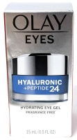 New OLAY Eyes Hyaluronic +Peptide 24 Hydrating Eye Gel | 15ml