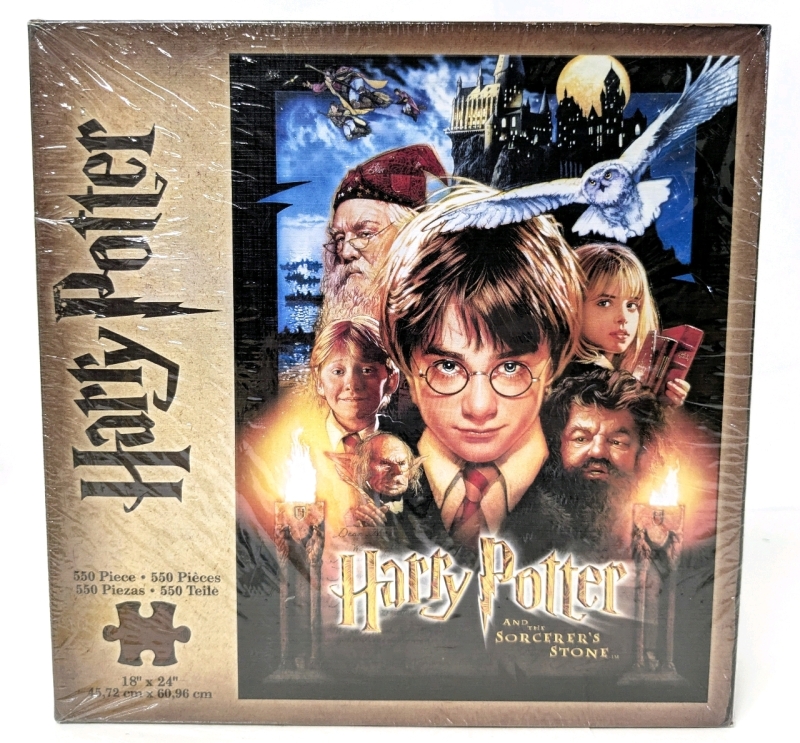New HARRY POTTER and the Sorcerer's Stone 550-Piece Puzzle | 18" x 24" Finished Size