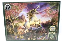 New COBBLE HILL Unicorn Random-Cut 1000-Piece Puzzle with Poster | 26.625" x 19.25" Finished Size