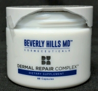 New* (Broken Lid) BEVERLY HILLS MD Dermal Repair Complex Dietary Supplement &bull; 60 Capsules | Retails for Over $65!