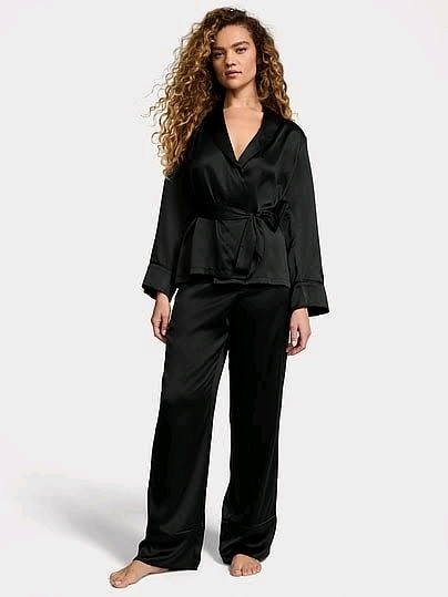 New Size Small Short | VICTORIA'S SECRET Satin Long Pajama Set &bull; Retails Over $75
