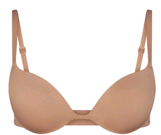 New 34C Womens Skims Size Plunge Bra | Colour: Sienna | Retail Value $68
