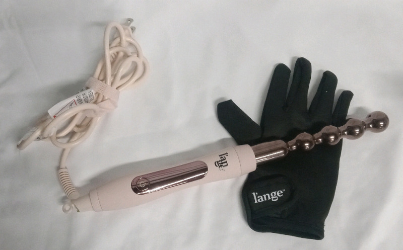 L'ange Plug in Hair Curling Wand | Comes with Glove | Wand Measures 14" long