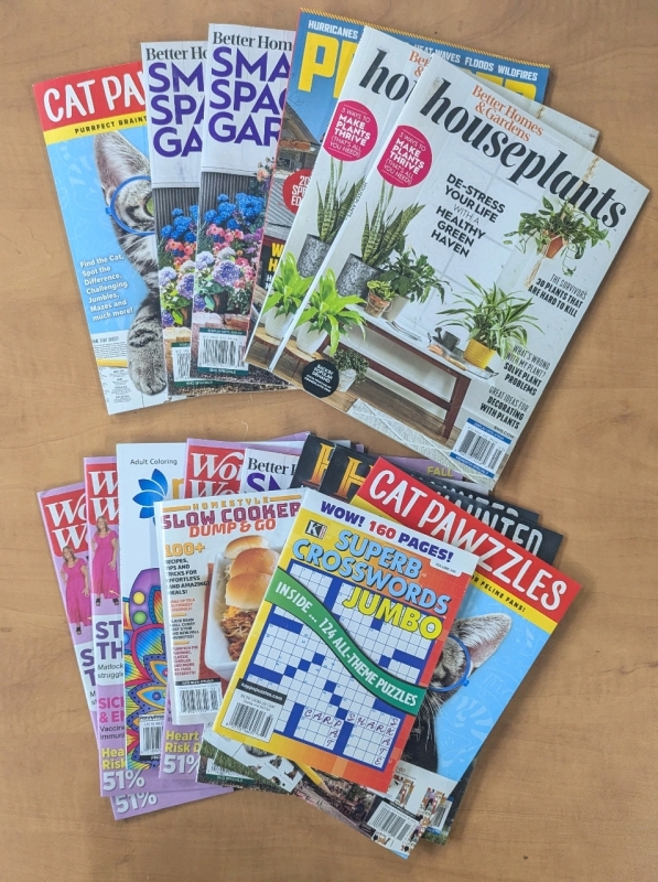 10+ New Assorted Magazines /Puzzles and Comics