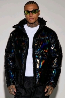 New Size XL | NOVA MEN King's Oil Slick Puffer Jacket | Retails Over $60!