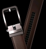 New BUCKLEY BELTS Holeless 100% Split Leather Custom Fitted Belt with Premium Metal Buckle | 1.4" Wide x 50" Total Length | Retails for $120!