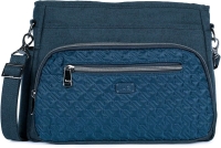 New LUG Shimmy SE Crossbody Bag Purse &bull; HR/Navy | 11" x 9" x 3.5"