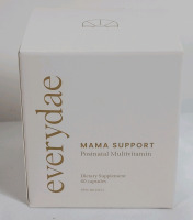 New - Everydae Mama Support Postnatal Multivitamin Dietary Supplement , 60 Capsules . Expires 2027-Nov-07 , Sealed