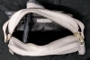New ELIZABETH GRANT Powder Pink Pebble PU Leather Crossbody Purse Bag with Gold Hardware &bull; 9" x 3" x 6.5" - 2