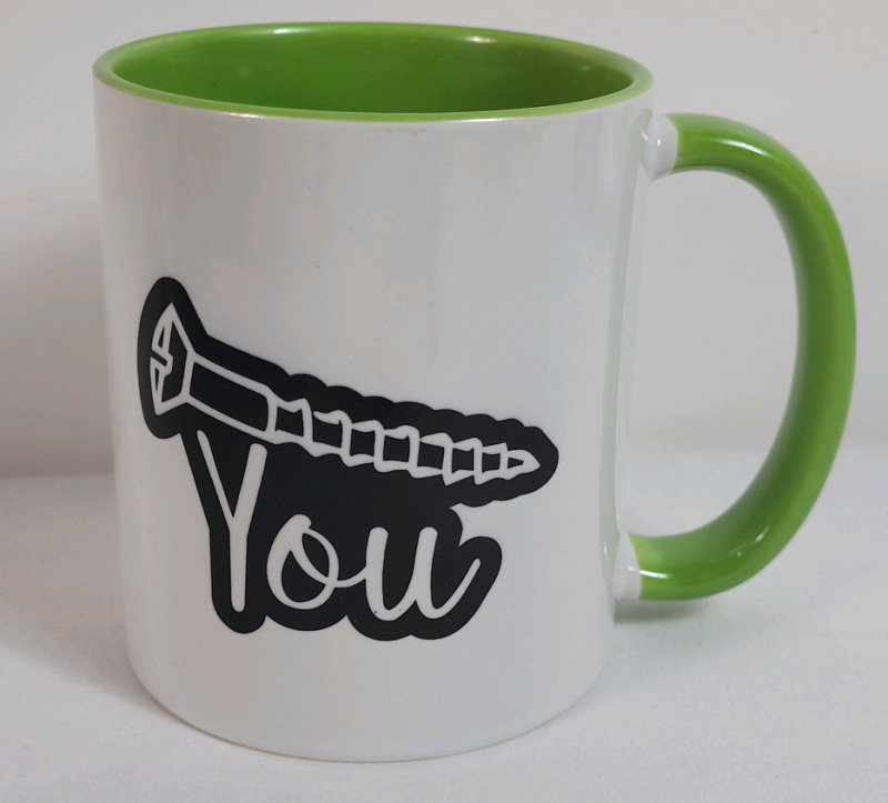 New - Humorous Double Sided Coffee / Tea Mug
