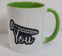 New - Humorous Double Sided Coffee / Tea Mug