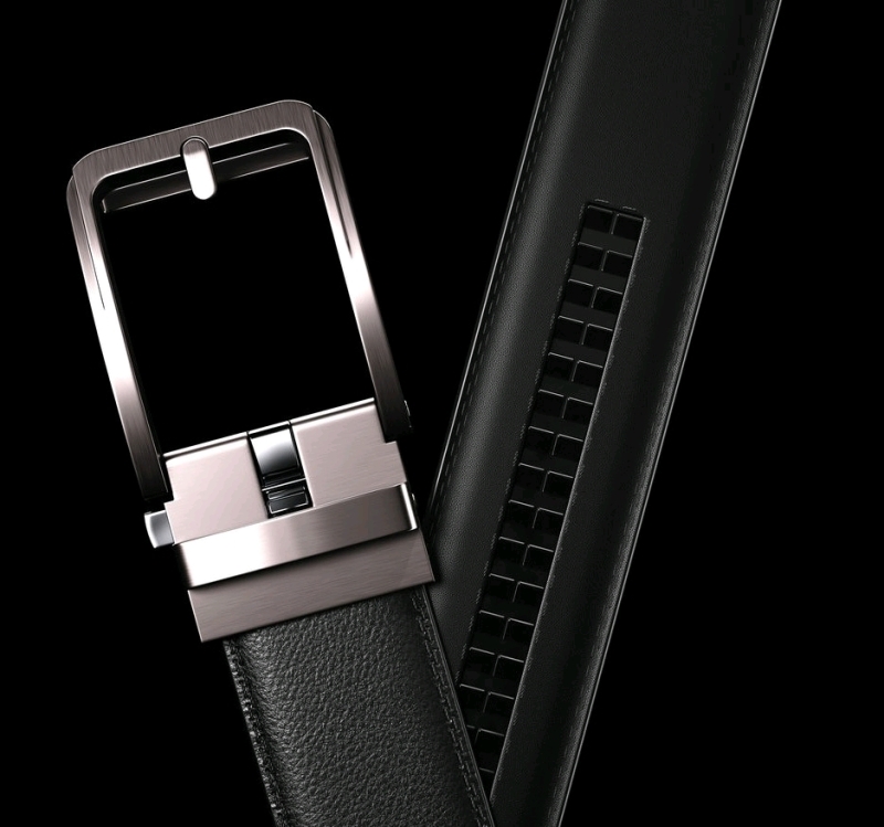 New BUCKLEY BELTS Holeless 100% Split Leather Custom Fitted Belt with Premium Metal Buckle | 1.4" Wide x 50" Total Length | Retails for $120!