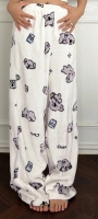 New Medium Women's DAZY Cute Koala Print Soft Flannel Pajama Bottoms.