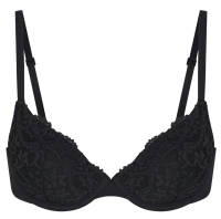 New Size 34B | SKIMS Fits Everybody Lace T-Shirt Bra &bull; Onyx | Retails $80+