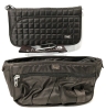 New LUG | Tango Passport Travel Wallet (Chocolate 9.75" x .75" x 5") & Lined Waterproof Travel Makeup Bag