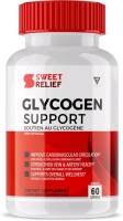 New Sweet Relief GLYCOGEN SUPPORT Dietary Supplement &bull; 60 Caps &bull; EXP 2027