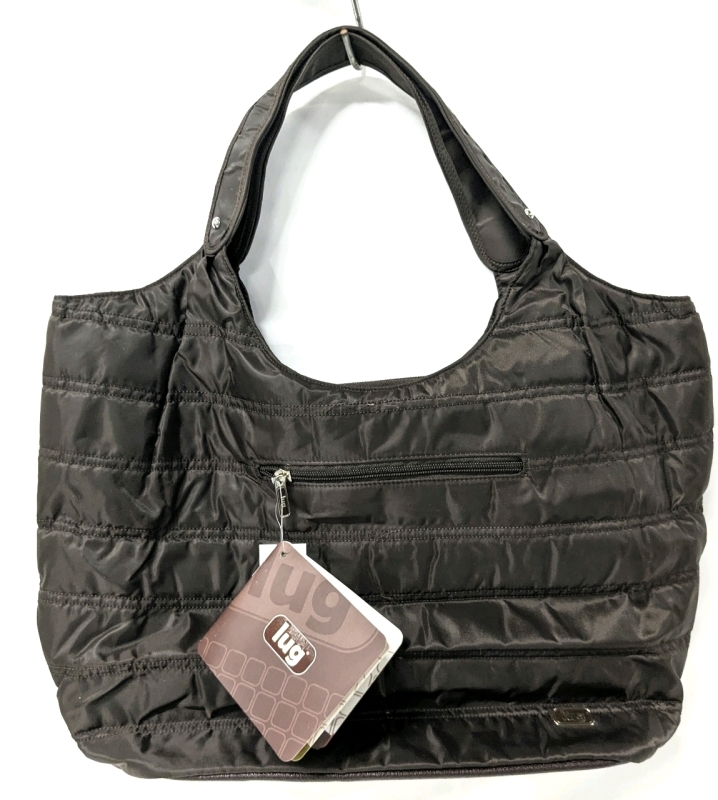 New LUG Gondola Slouch Tote &bull; Chocolate, 20" x 4.75" x 12"