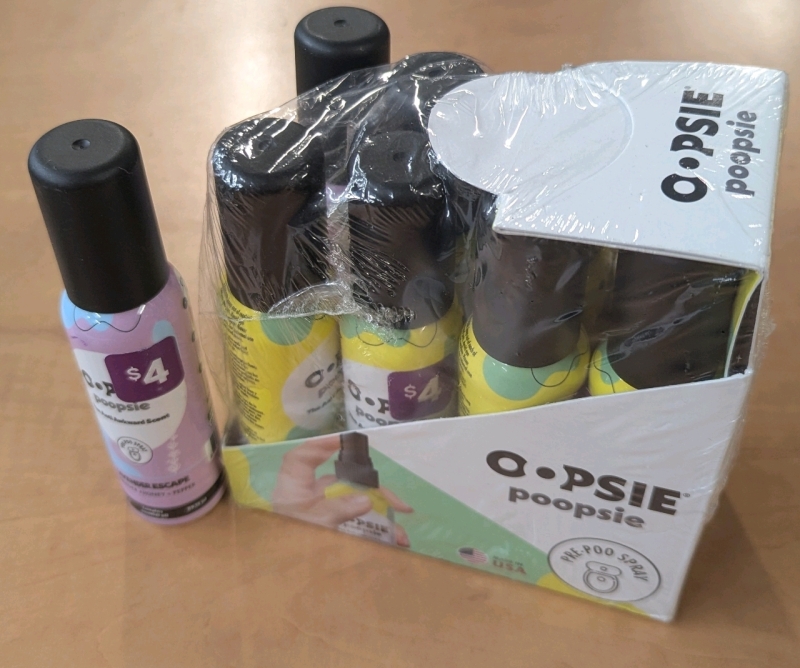 New: 9 Pack of Oopsie Poopsie Anti Awkward Scent 2x Lavender Escape, 7x Lemon Bergamot