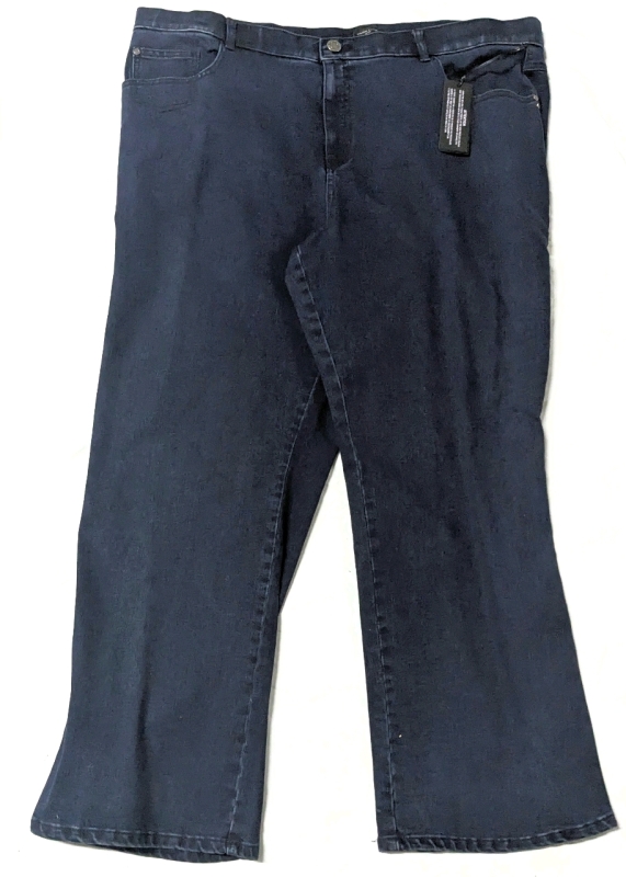 New Size 22 | SIMON CHANG Petites Denim Pants 5130331 0007 | Retails for $105!
