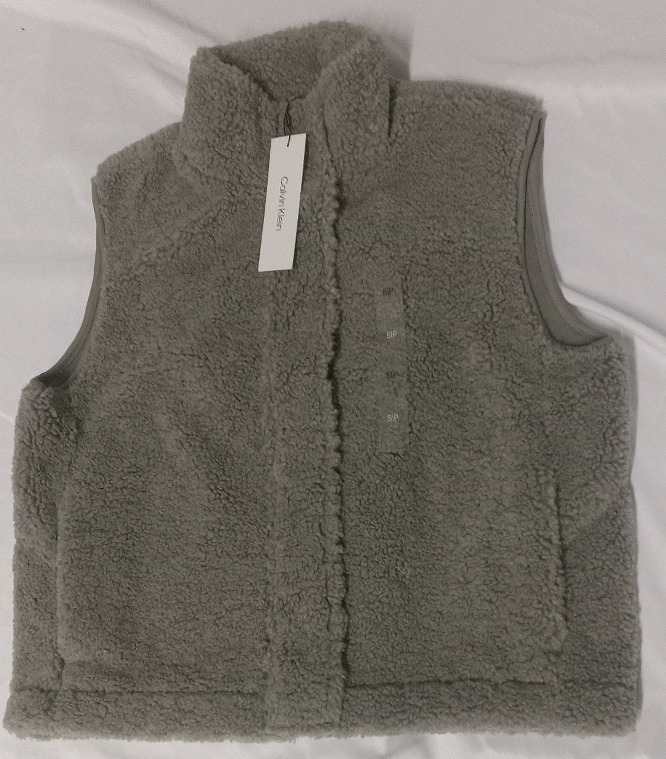 New Women's Size Small | Calvin Klein Fluffy Vest | Retails For $150