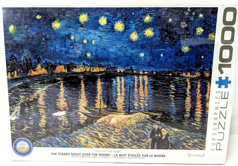 New Van Gogh THE STARRY NIGHT OVER THE RHONE 1000-Piece Puzzle