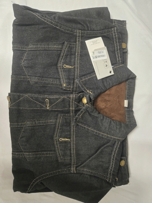 New | Mens Jean Jacket Size 8/ Large
