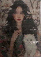 New | Cat Themed Diamond Art Poster | Comes with Applicator and Tray | Measures 12 x 16"