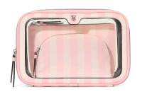 New | Victoria's Secret 3 Piece Makeup Bag Set | Largest Item Measures 10 x 6"