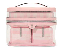 New | Victoria's Secret 4 Piece Makeup Bag Set | Laegest Item Measures 9 x 7 x 7"
