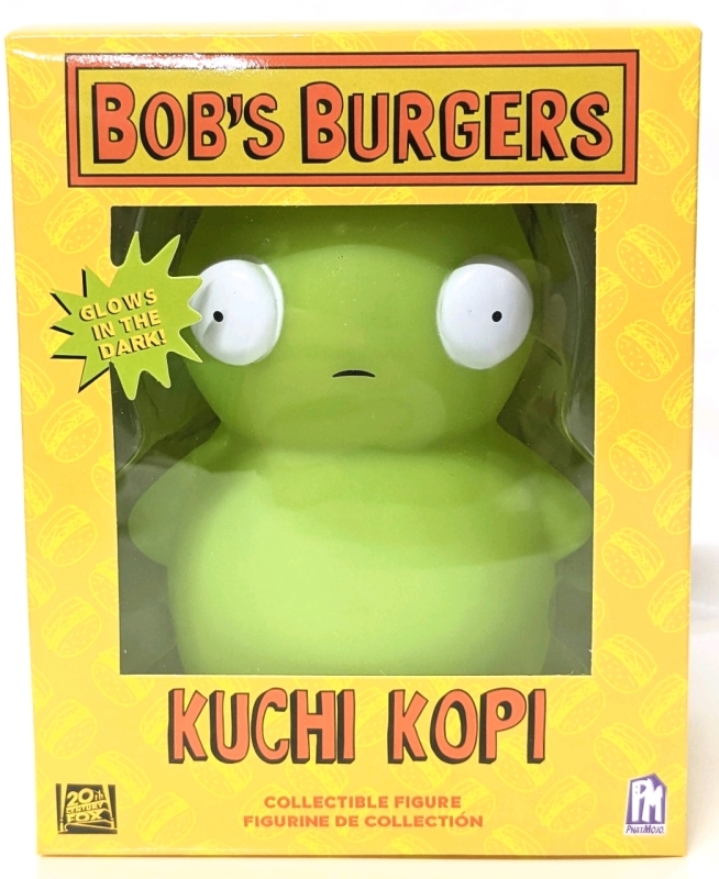 New Bob's Burgers KUCHI KOPI Glow-in-the-Dark Collectable Figure | Approx 5.5" Tall