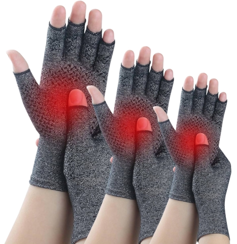 New Size Small, Med, Large | 3 Pairs CELCIUS Compression Gloves