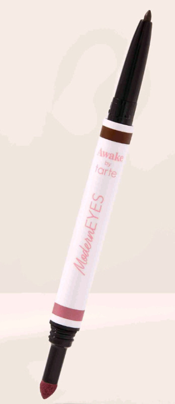 New | Awake by Tarte | Modern Eyes Shadow Smudge and Liner | Shade: Aubergine/Brown | 0.16g