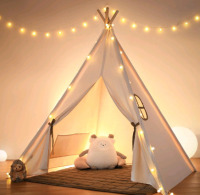 New | Besrey Kid's TeePee Tent For Ages 6M+ | Box Measures 17 x 8"