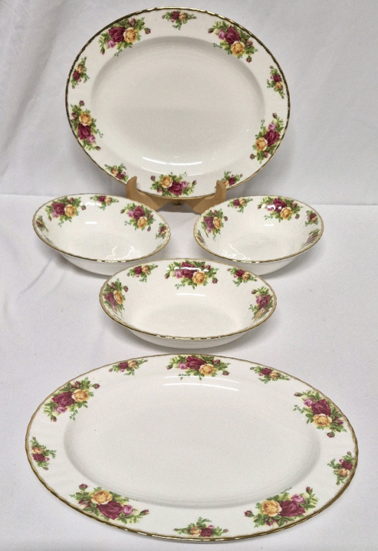 ROYAL ALBERT Serving Dishes - OLD COUNTRY ROSES
